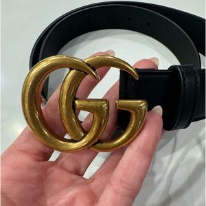Gucci Marmont Leather Belt